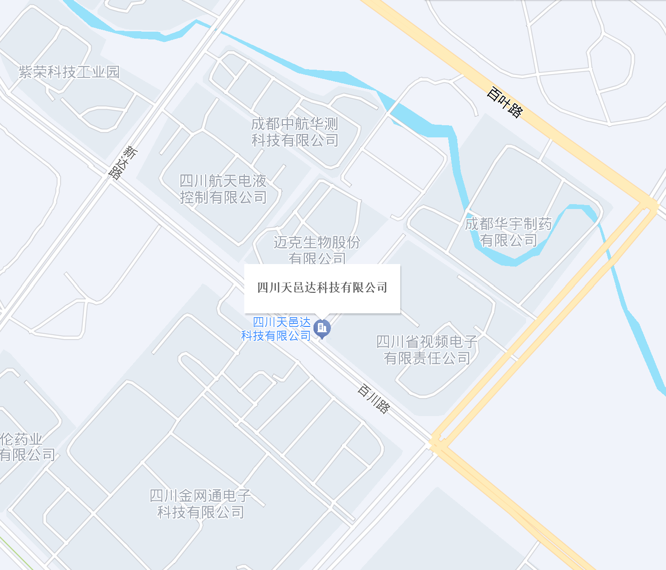 四川天邑达科技有限公司地图